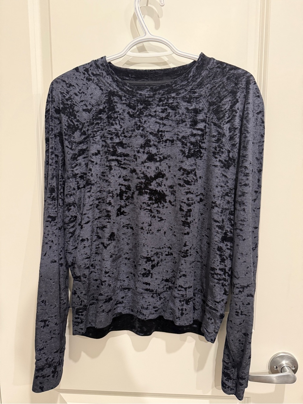 Lululemon Crushed Velvet Long-Sleeve Top